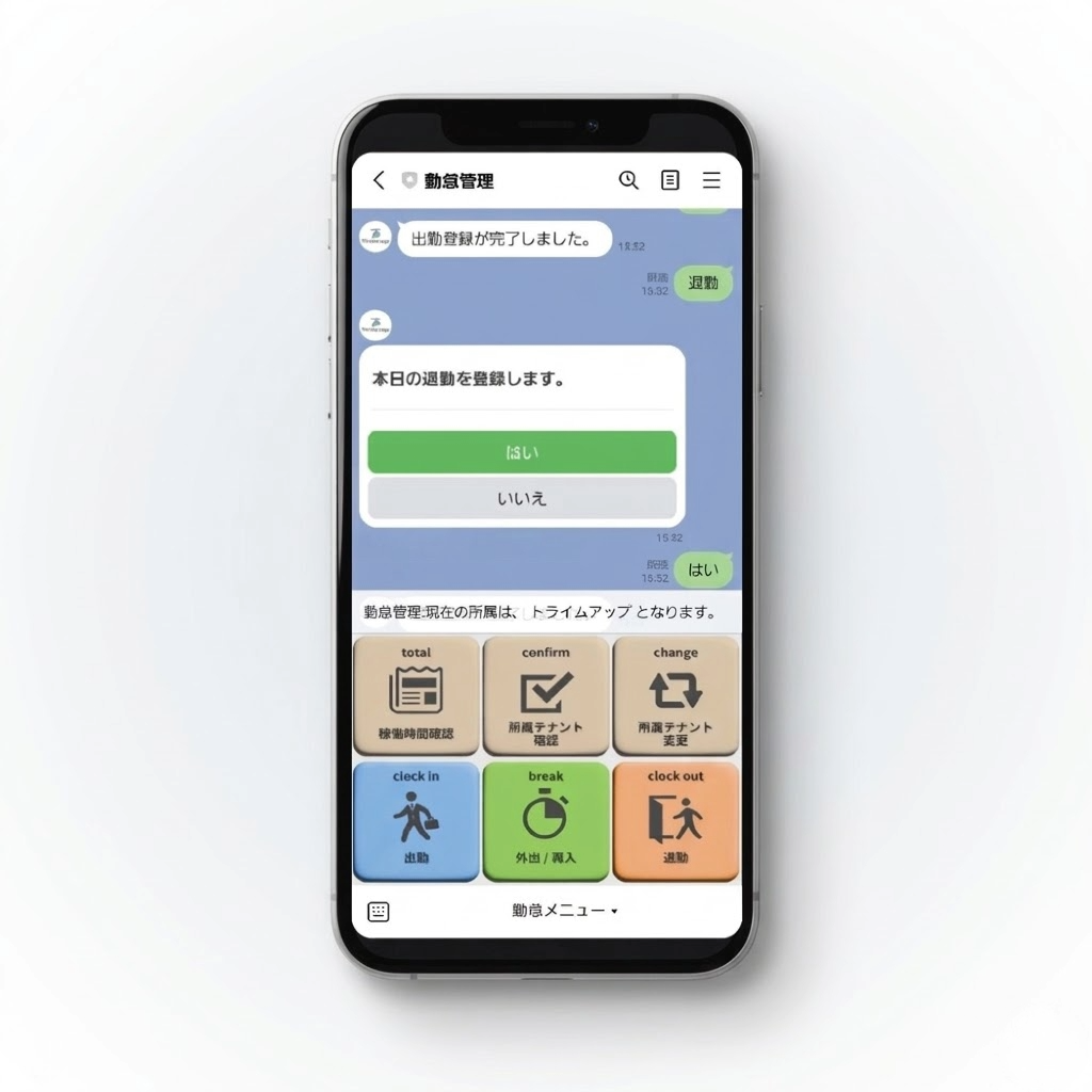 マルチテナント対応勤怠管理システム